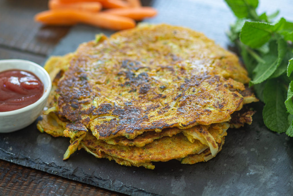 Besan Puda or Vegan Pancakes