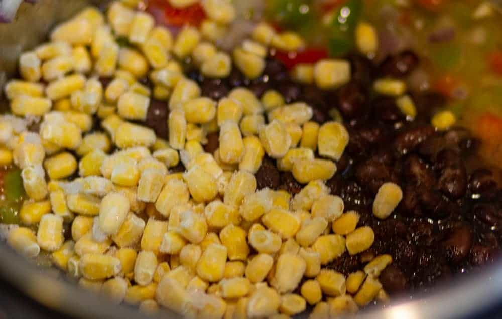 add some corns to the pot