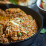 Side OS of Pav Bhaji.