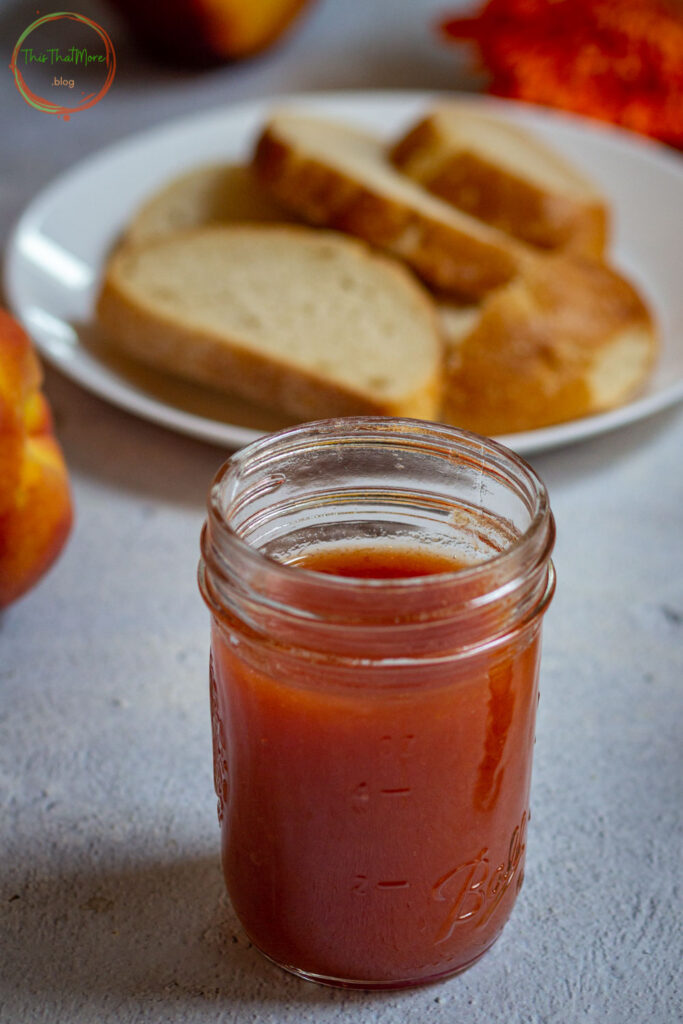 INSTANT POT PEACH JAM