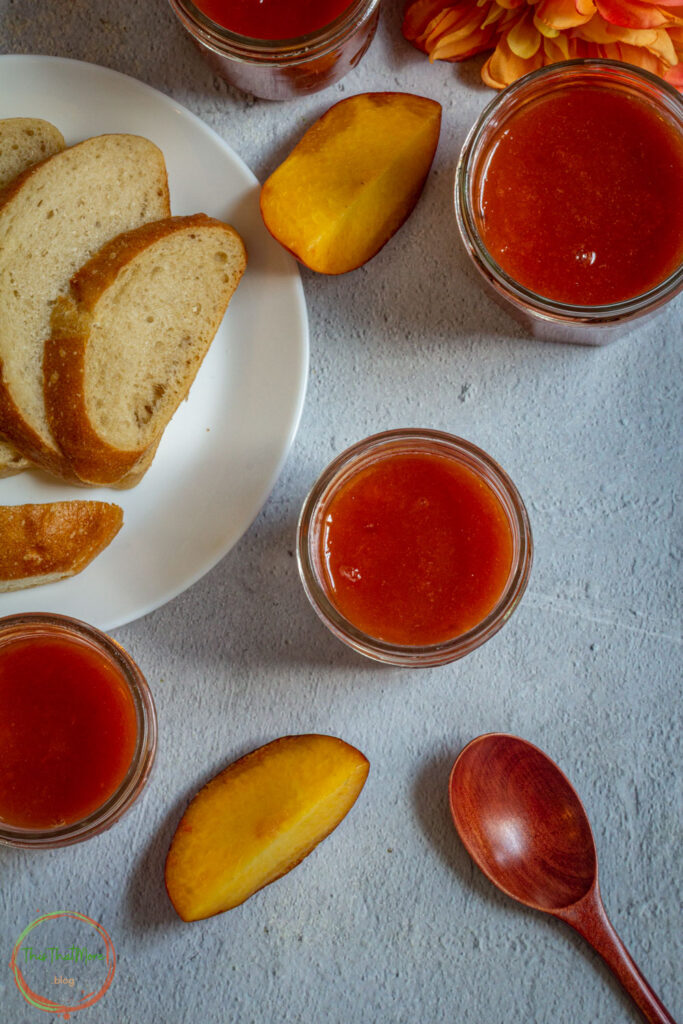INSTANT POT PEACH JAM