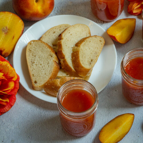 INSTANT POT PEACH JAM