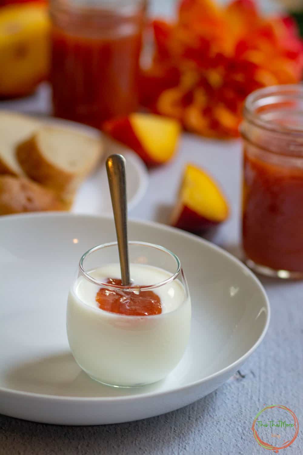 INSTANT POT PEACH JAM
