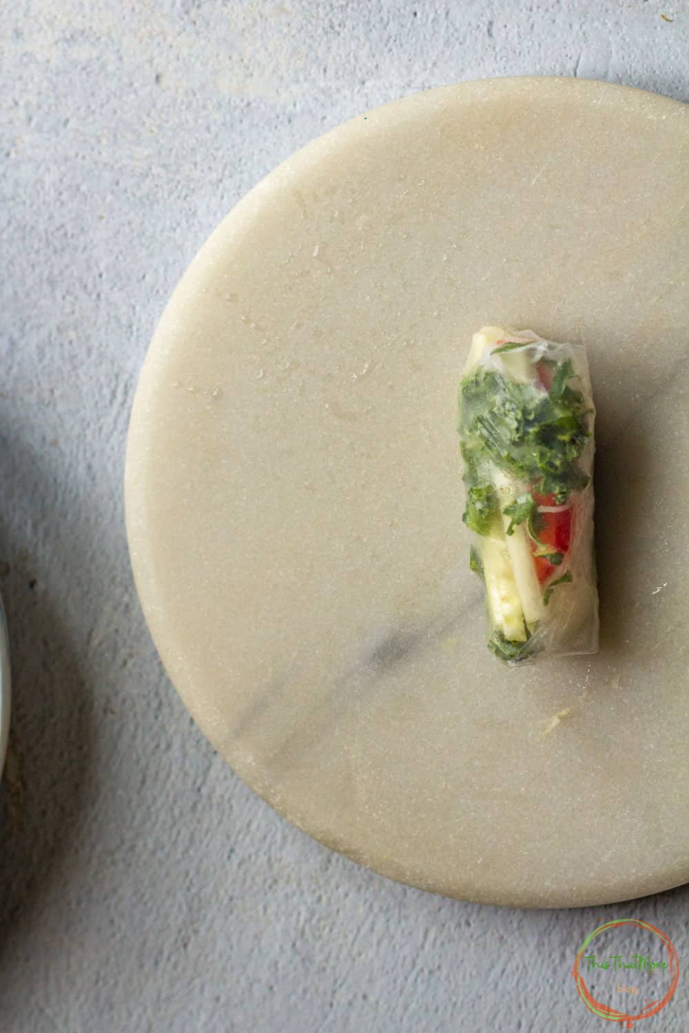 The summer rolls are ready.