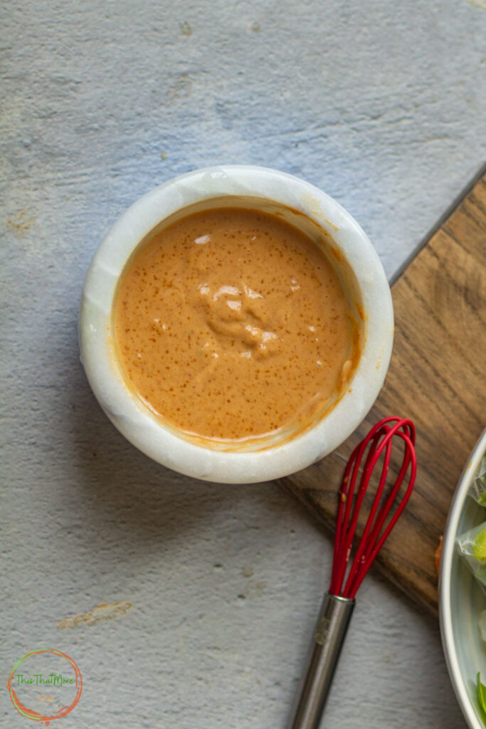 Spicy Peanut Sauce.