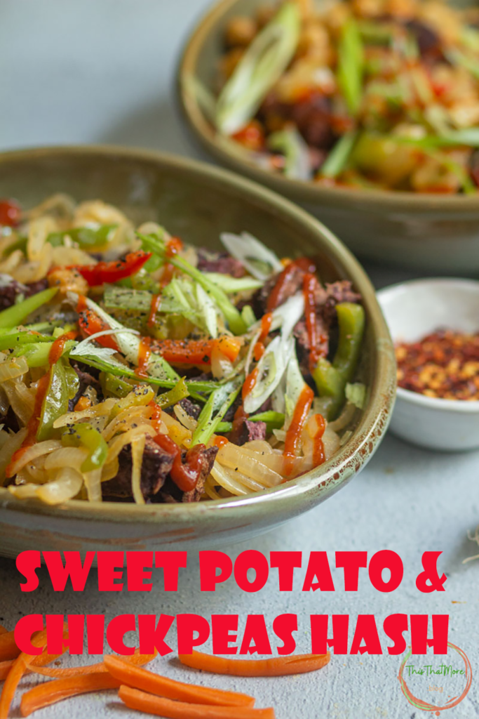 sweet potato & chickpeas hashhash