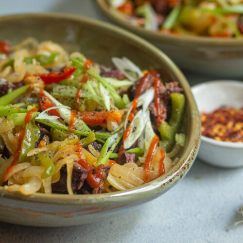 sweet potato & chickpeas hashhash