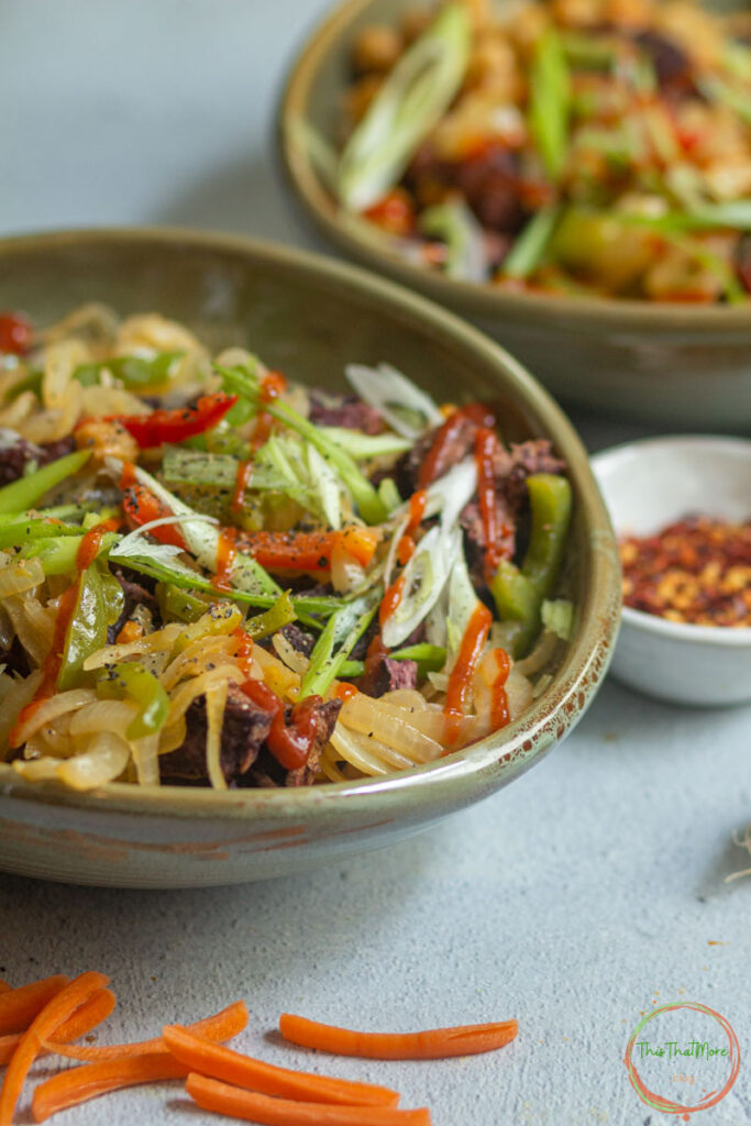 sweet potato & chickpeas hash