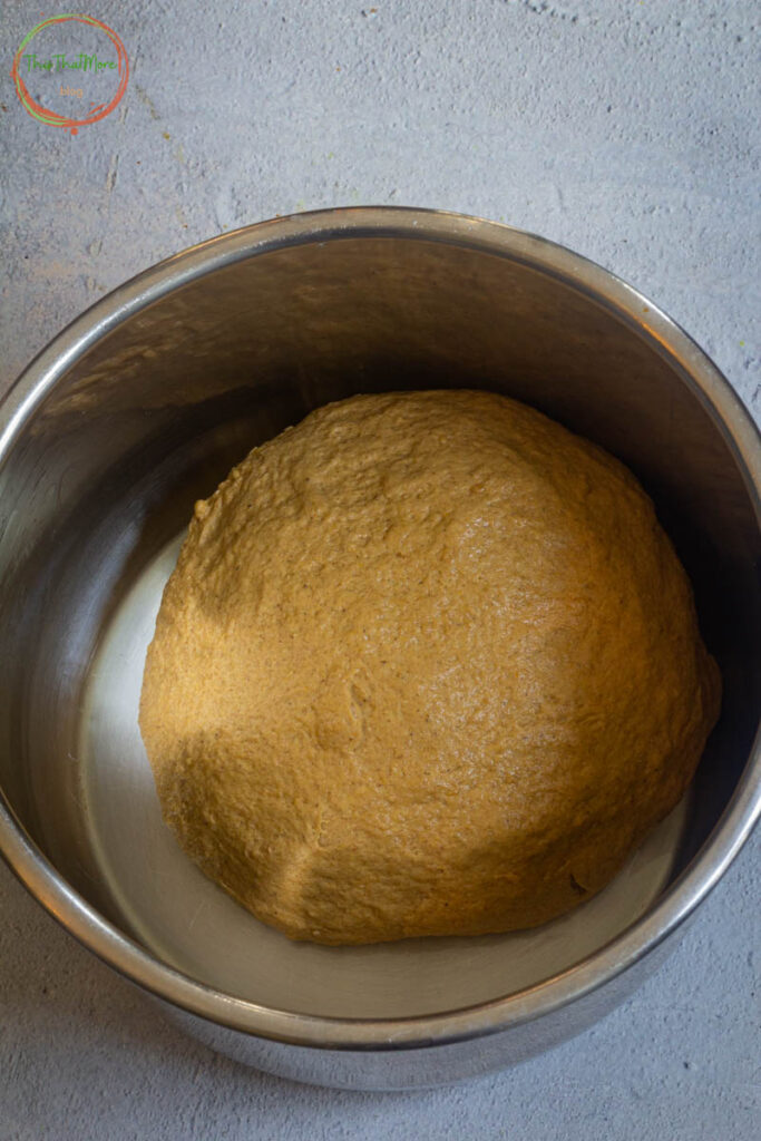 once dough is kneaded, place in the instant pot