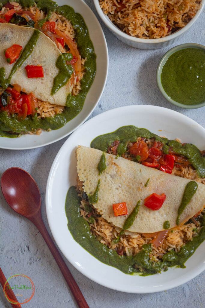 LAYERED STUFFED OMELET