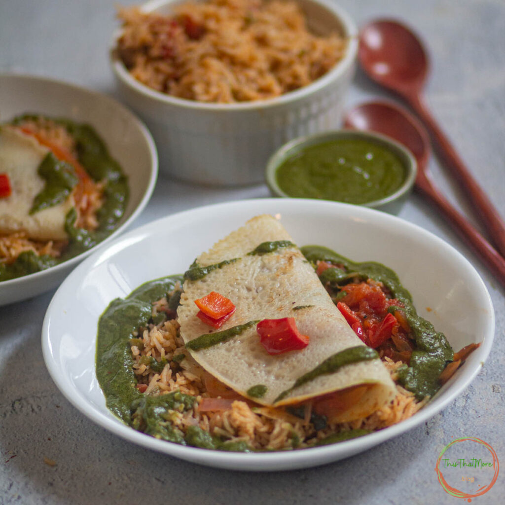 LAYERED STUFFED OMELET