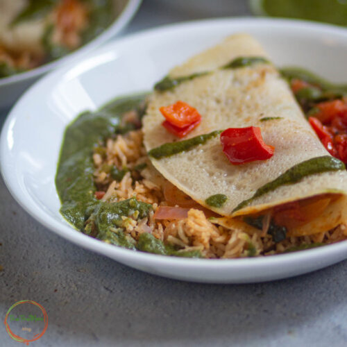 LAYERED STUFFED OMELET