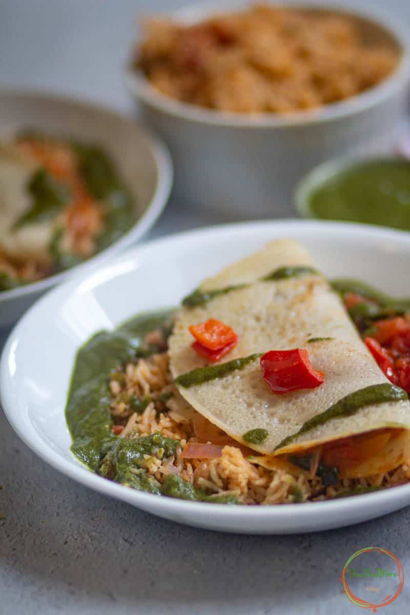 LAYERED STUFFED OMELET