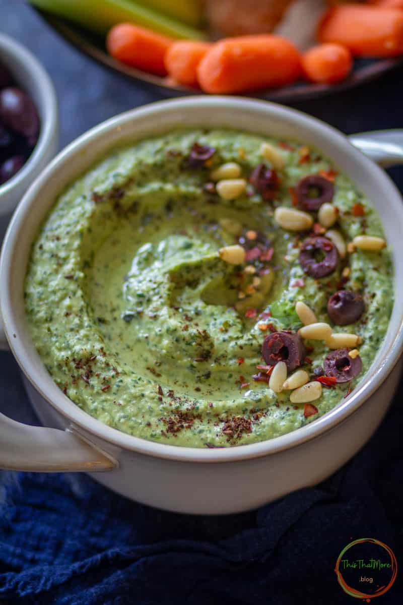 CILANTRO-JALAPENO HUMMUS