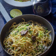 MUSHROOM GARLIC SPAGHETTI