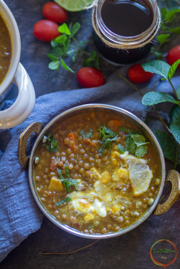 SWEET POTATO & LENTILS CURRY