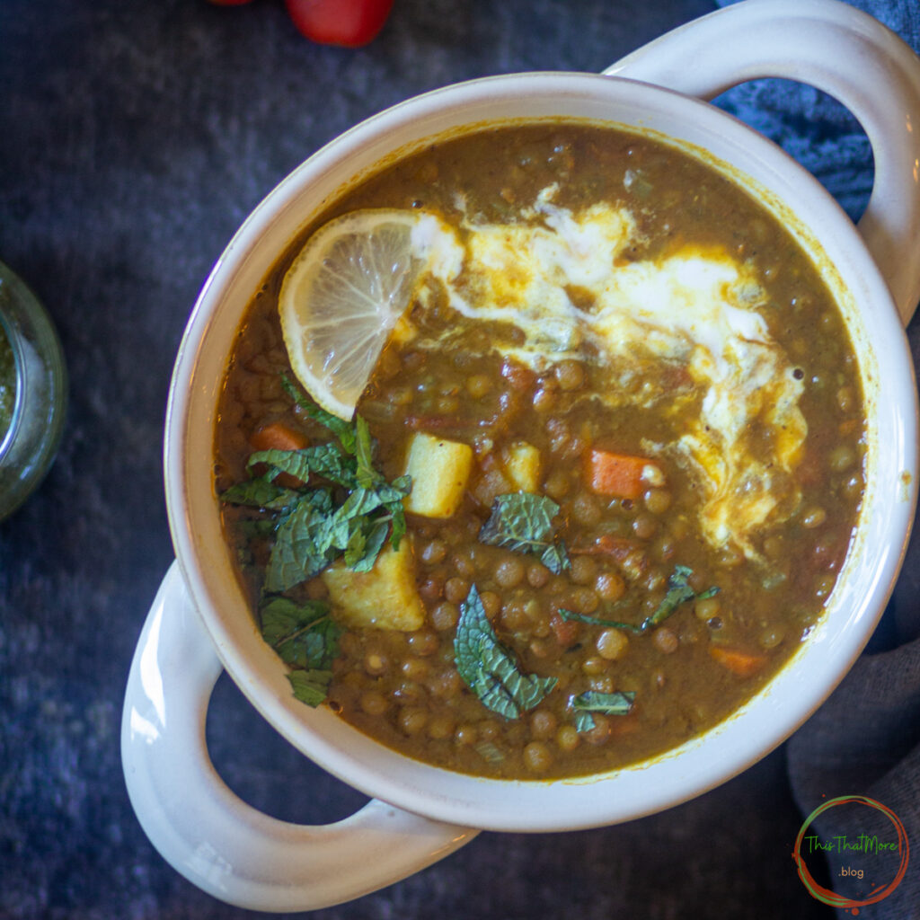 SWEET POTATO & LENTILS CURRY