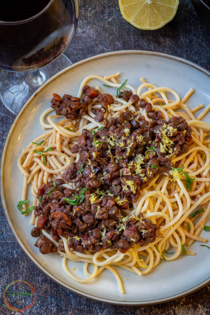 VEGAN LENTIL BOLOGNESE