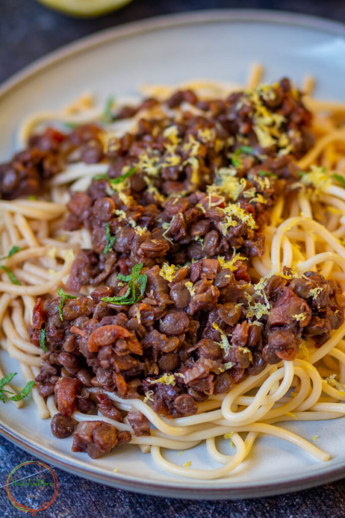 VEGAN LENTIL BOLOGNESE