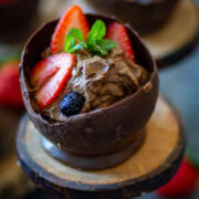 CHOCOLATE MOUSSE CUPS