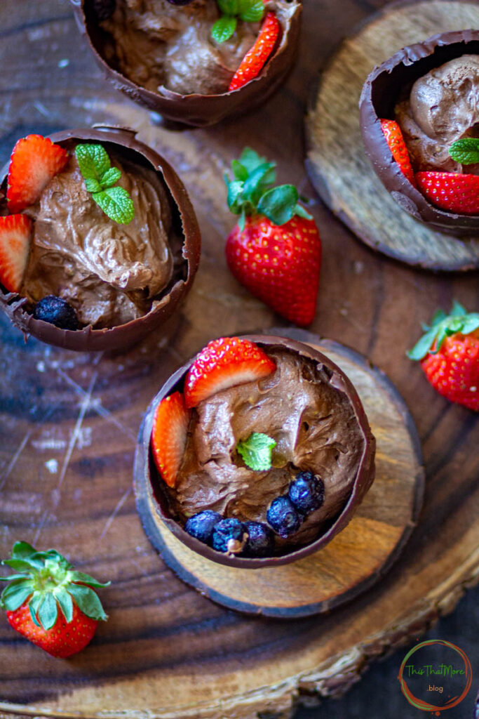 CHOCOLATE MOUSSE CUPS