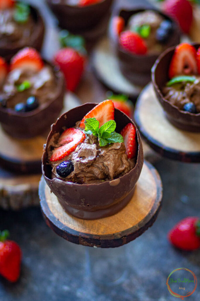 CHOCOLATE MOUSSE CUPS