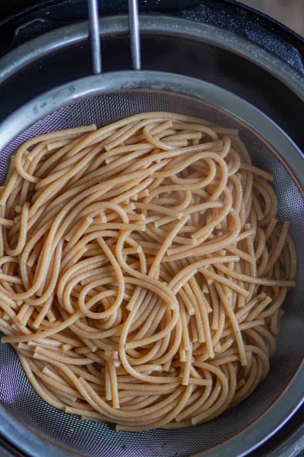 pressure cook the noodles.