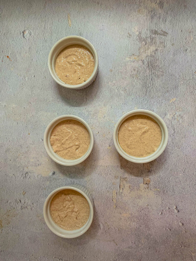 brush some oil in the pan and pour batter in the pan