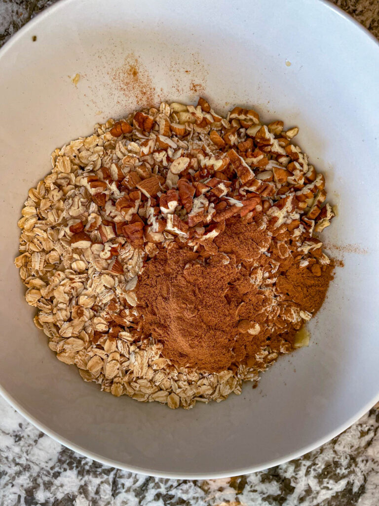 Add all the dry ingredients in a bowl