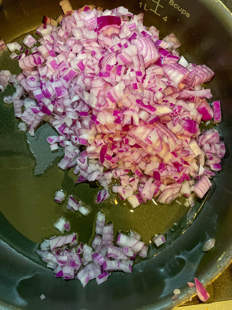 add onion in the pan