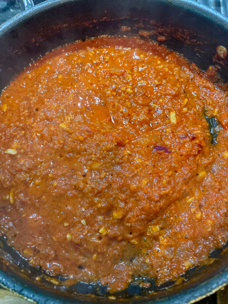 oil starts to separate