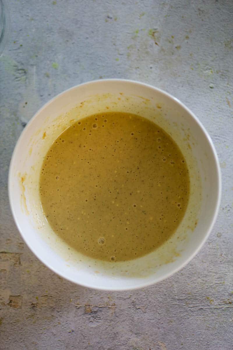 Whisk until it is smooth and lump-free.