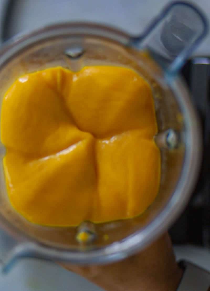 Blend it until smooth & creamy.