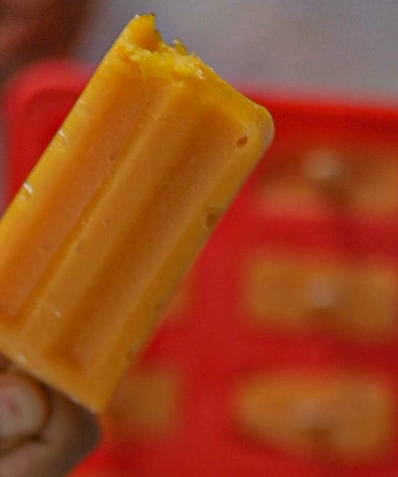 Freeze the popsicles and enjoy.