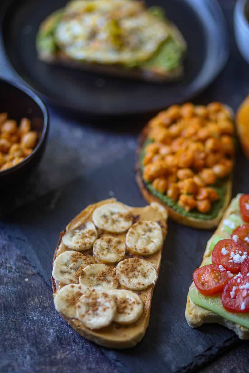 Peanut Butter & Banana Toast.