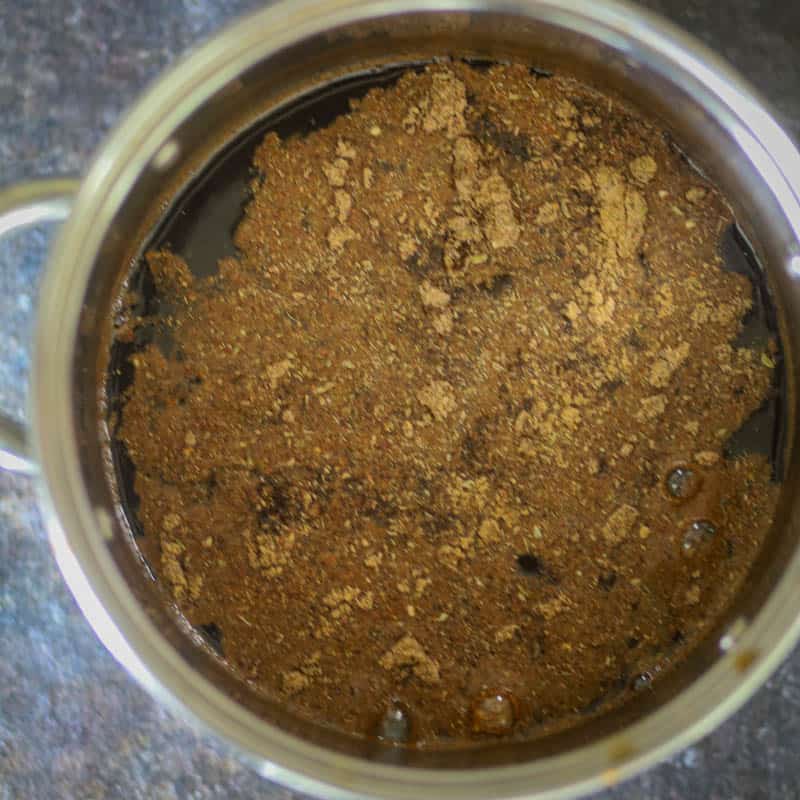 Add spice-mix and cook for 10 more minutes.