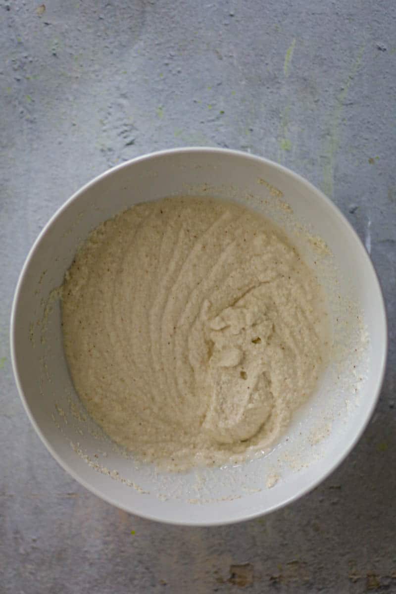 After resting the batter for 30 minutes, then batter is ready.