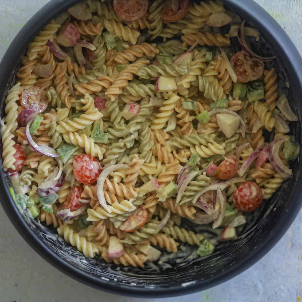 Stir the ingredients until well combined.