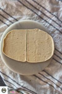 Knead the rolled ball into oval shape.