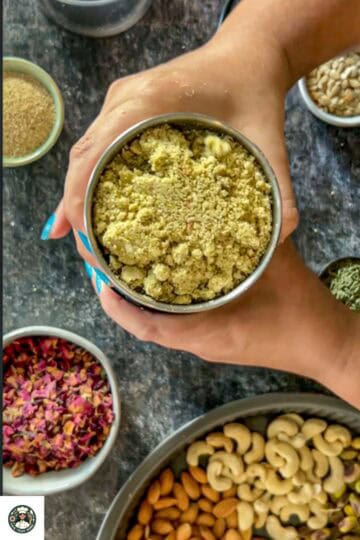 Image showing blended nuts.